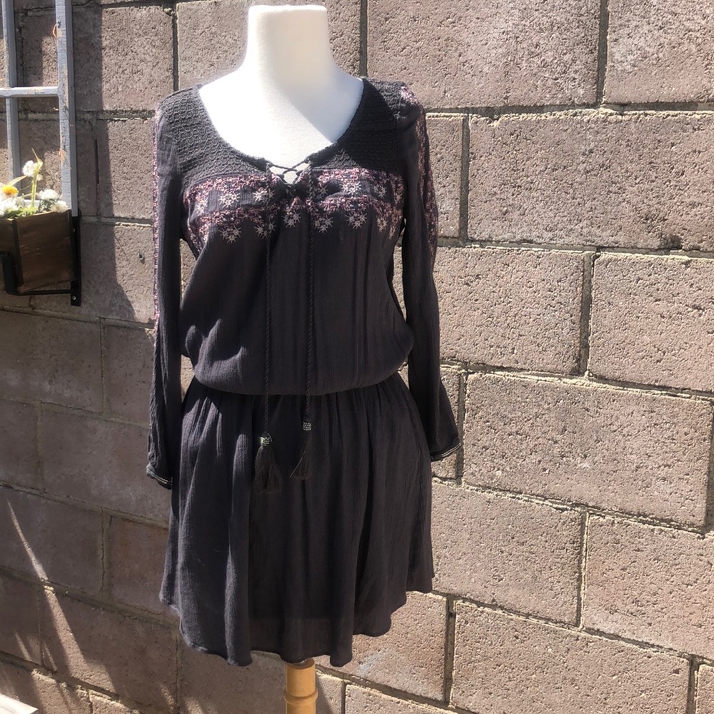 American Eagle Embroidered Detail Dress XS